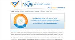 Desktop Screenshot of ivaluesolutions.com